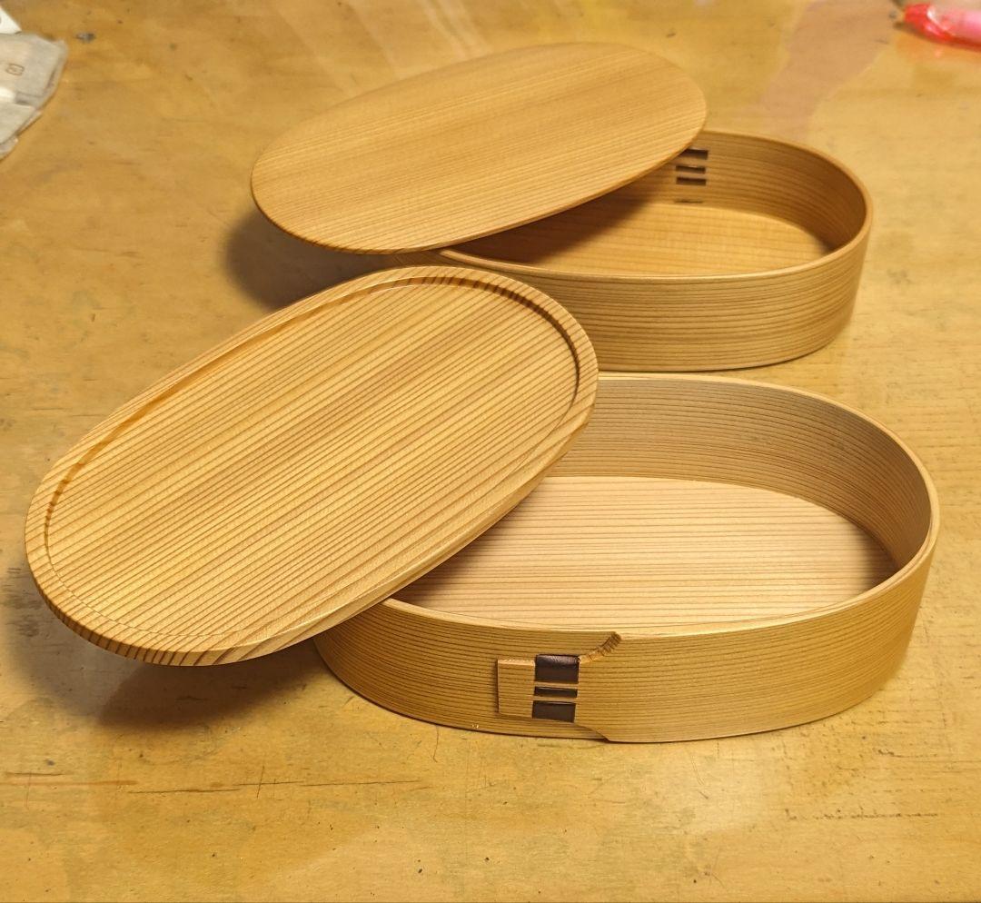 老舗 栗久/大館まげわっぱ 木製 小判型弁当箱 レディース gaako