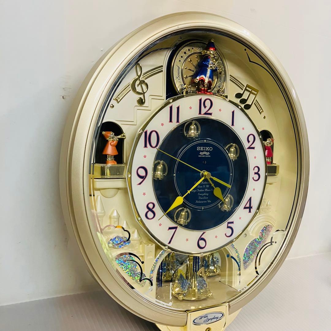 1RR1 SEIKO 電波時計 ウェーブシンフォニー RE555S からくり時計