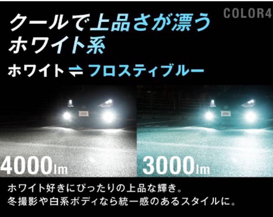エフシーエル　2色切替 LED フォグランプ　アルファード　プリウスなど
