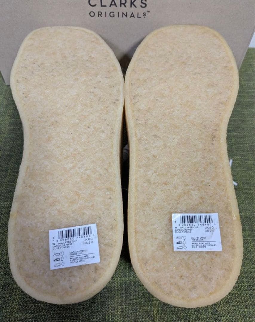 新品未使用•箱付き　CLARKS WALLABEE ワラビー ペイズリー