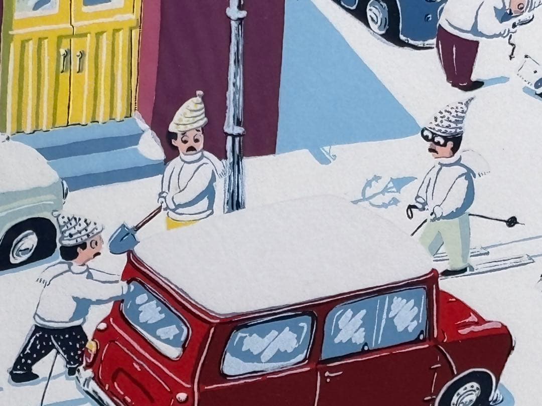 #大熊康夫 シルクスクリーン 直筆サイン　限定番号入り　3点セット 額装