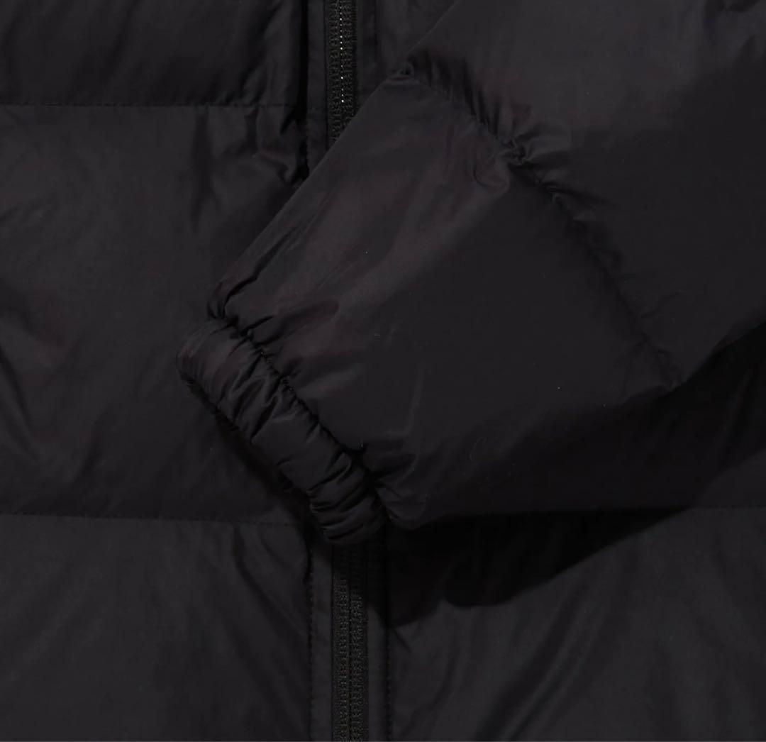 ノースフェイス　150 黒　ダウン　子ども　レディース　S ジュニア　上着