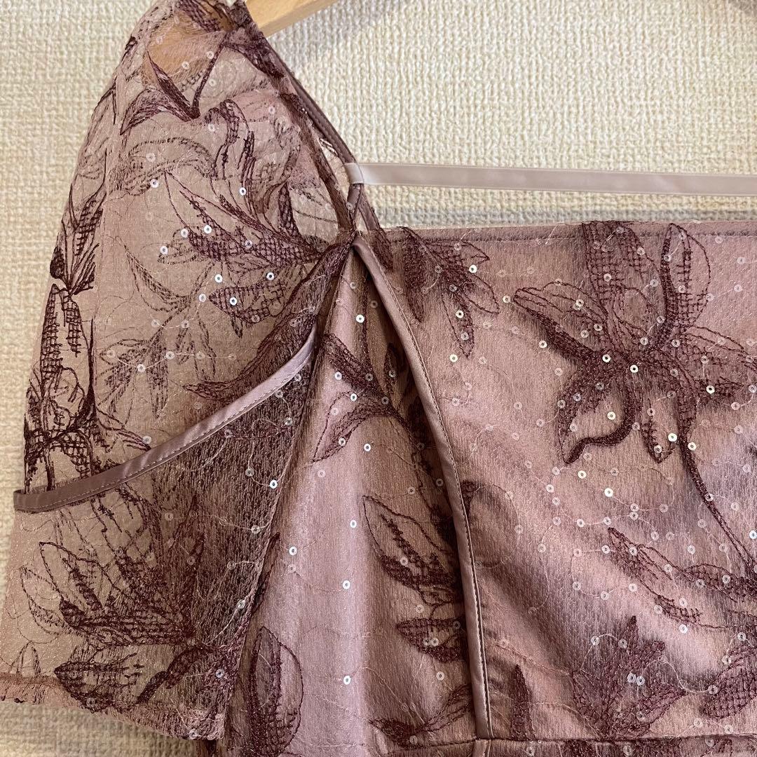 新品タグ付き！FRAY I.D カーブパネルエンブロイダリードレス