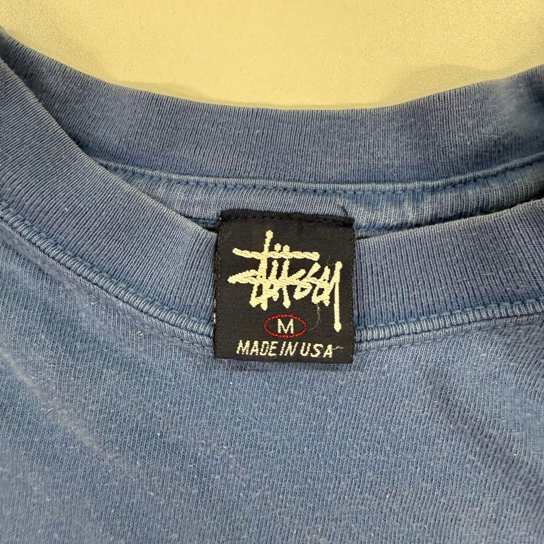 USA製 90s old stussy 時計 Tシャツ