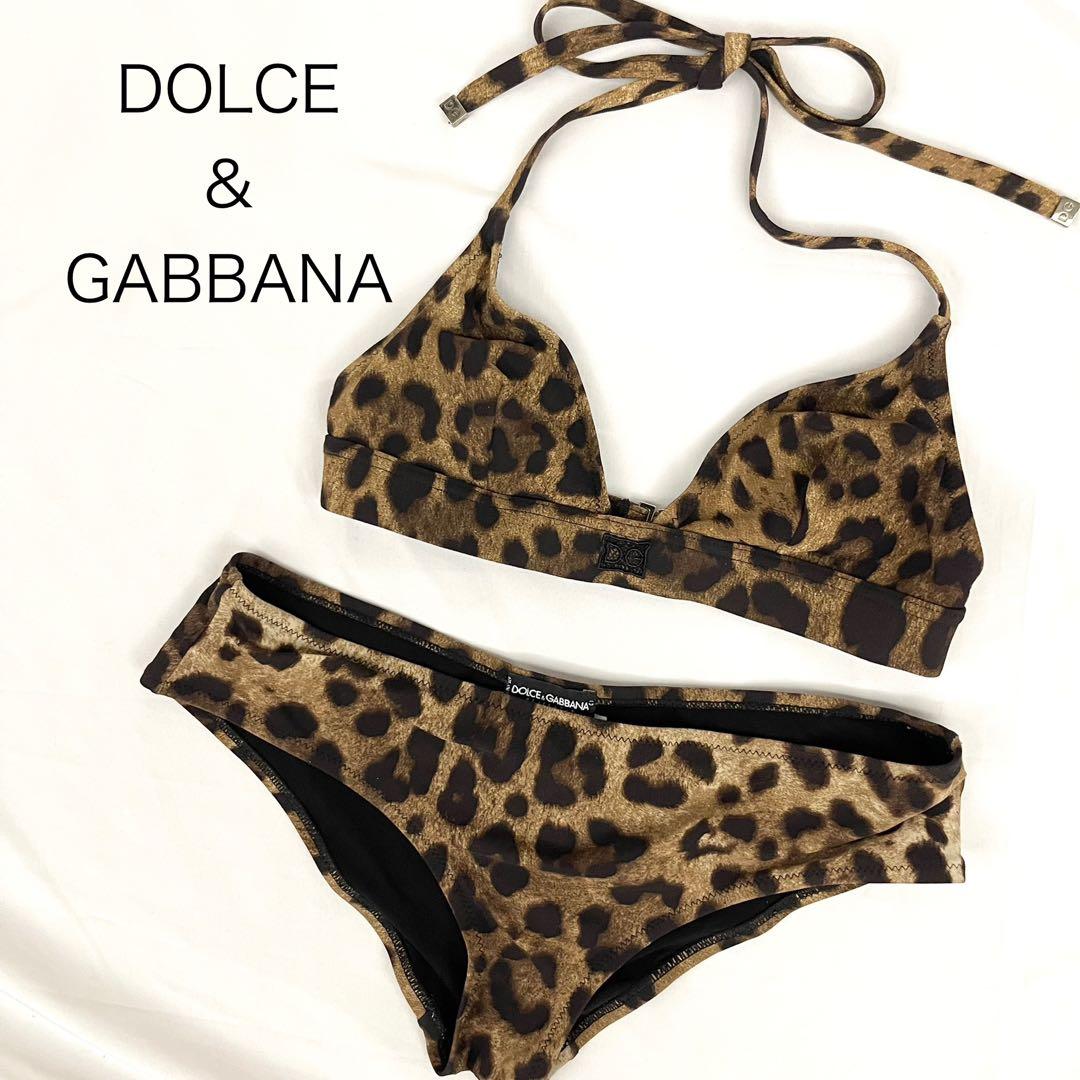ドルチェ＆ガッバーナ D＆G 水着 ビキニ レオパード ヒョウ柄