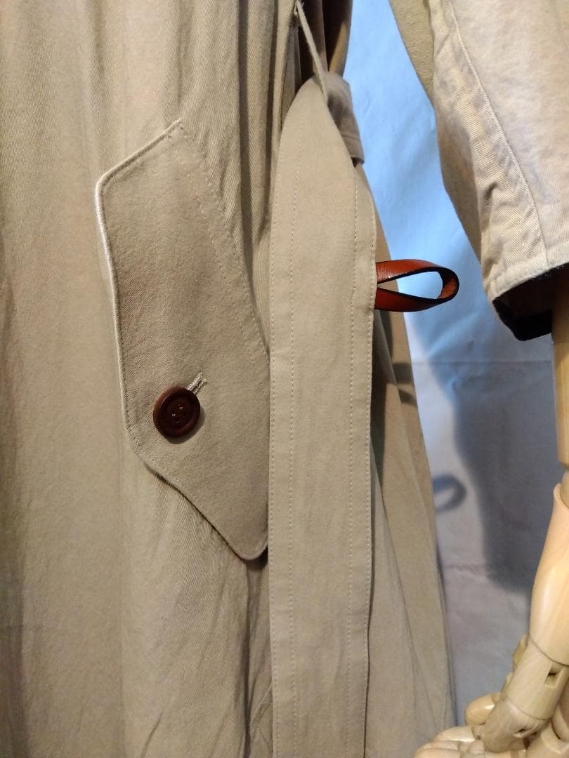 【新品】儀右ヱ門KURUMI ベルト付きワンピ　サイズフリー　一部久留米絣