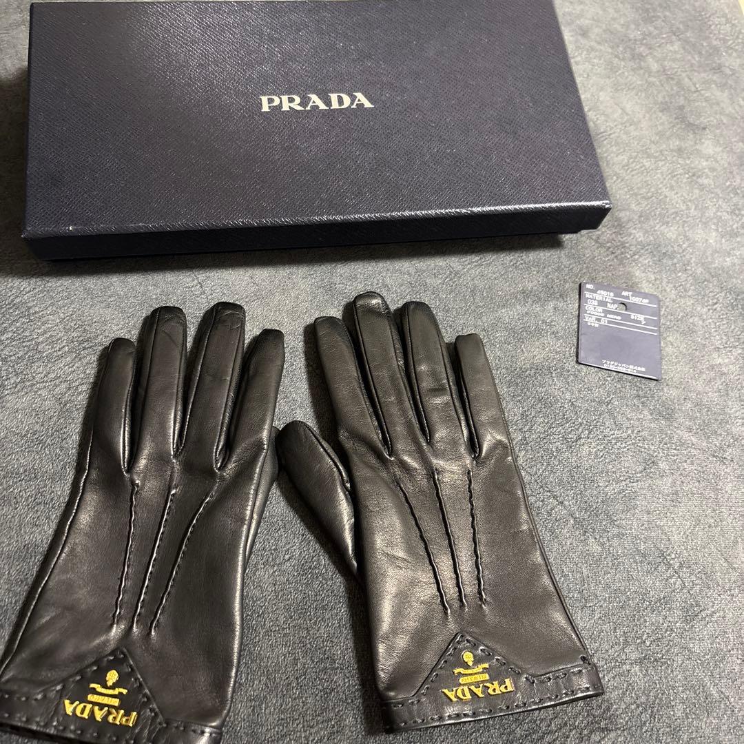 PRADA ラムスキン手袋＊グローブ　美品