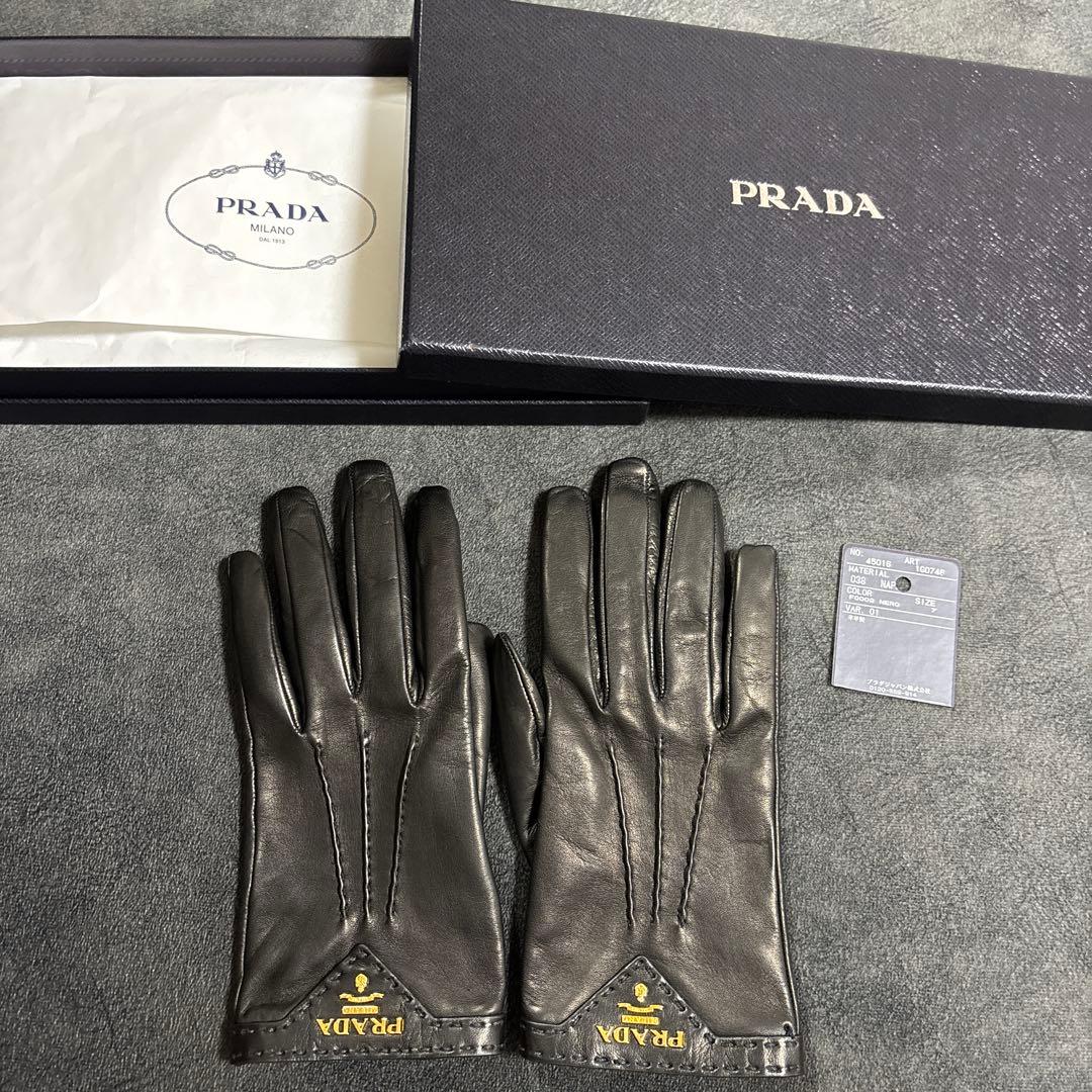 PRADA ラムスキン手袋＊グローブ　美品