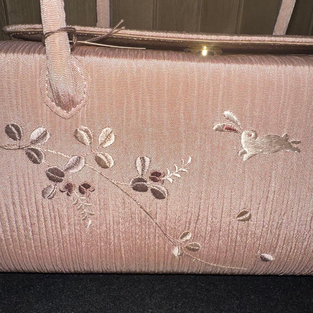 和想庵　利休バック　ふっくら鼻緒草履　和装草履バックセット　あおりバック