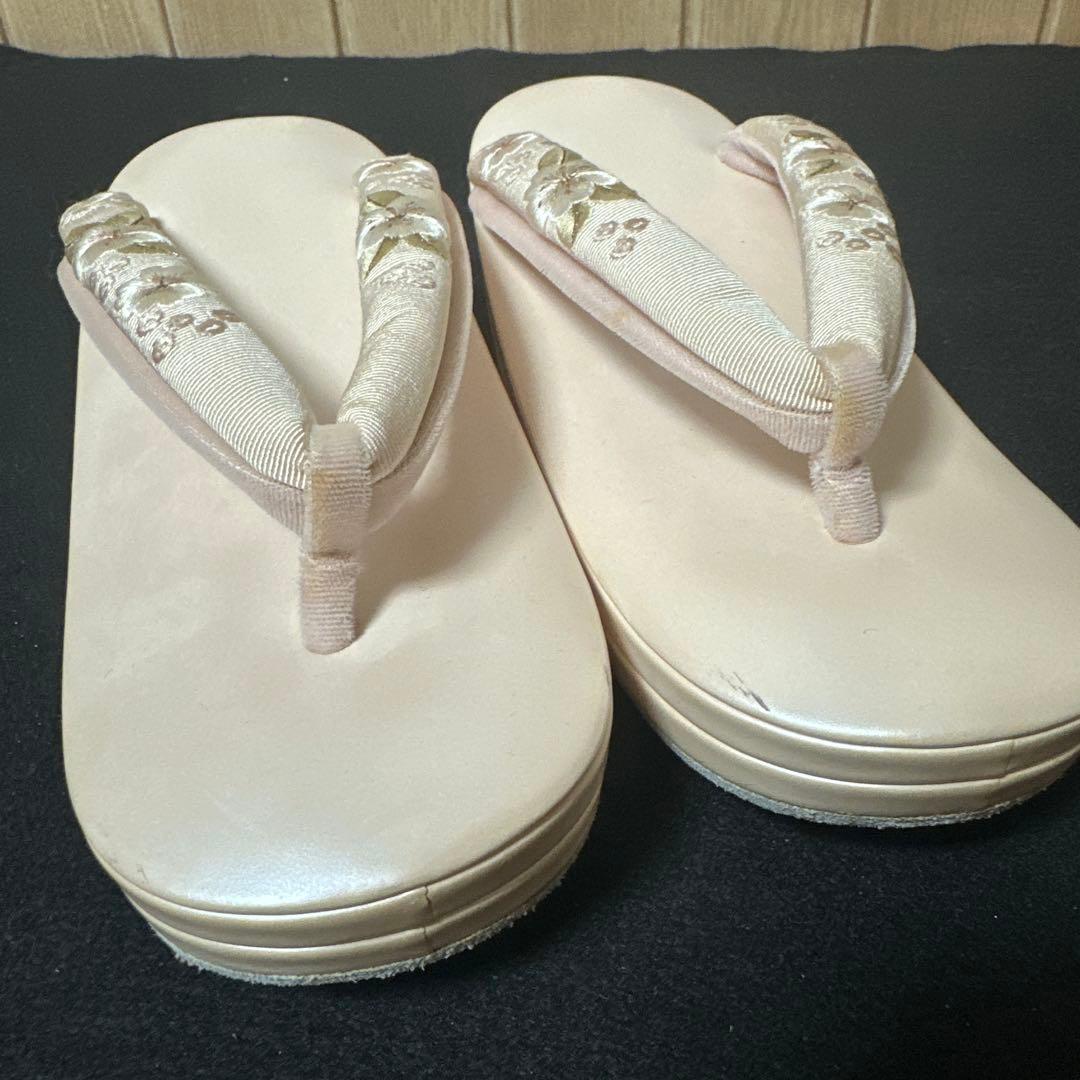 和想庵　利休バック　ふっくら鼻緒草履　和装草履バックセット　あおりバック