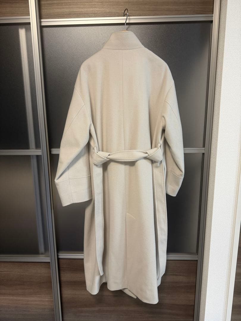【新品】ロートレアモン ウールロングコート　ベージュ