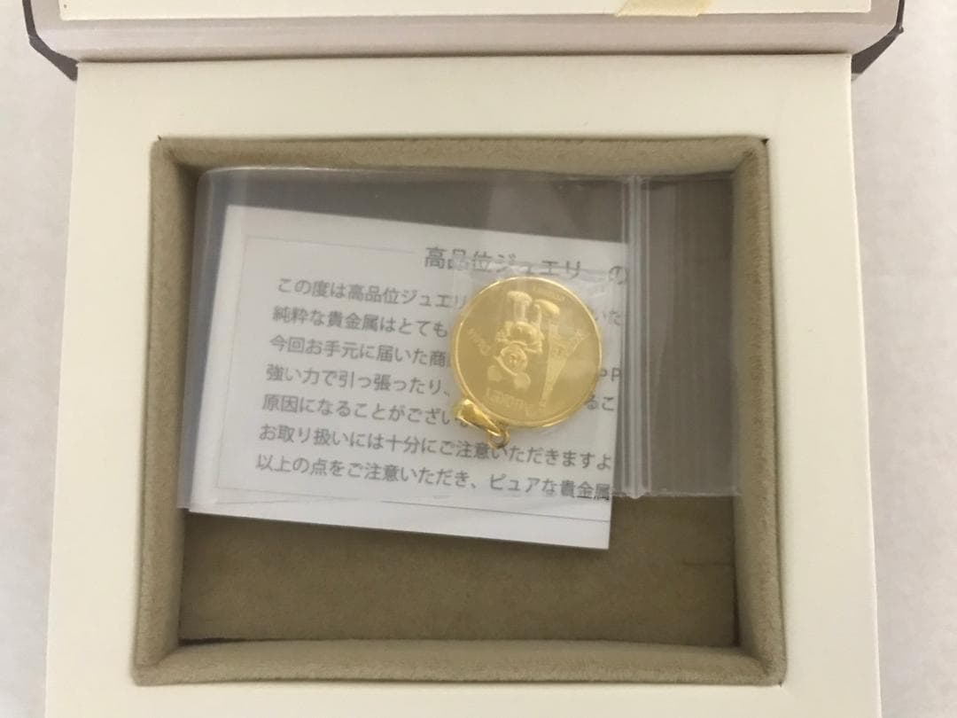 か*ー様 Disney ディズニー 純金 ペンダントトップ 記念 限定 超レア