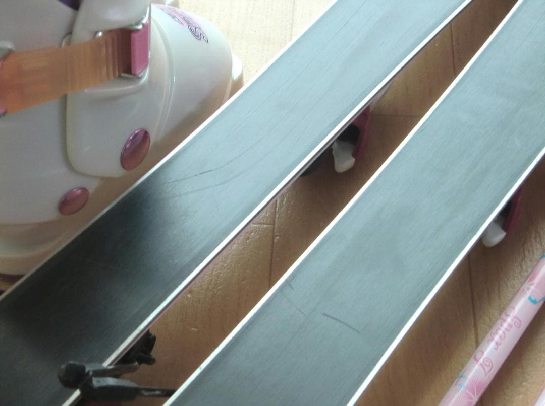 ■■送料無料■KAZAMA■子供用スキーセット■86/18■WAX済■女の子■■