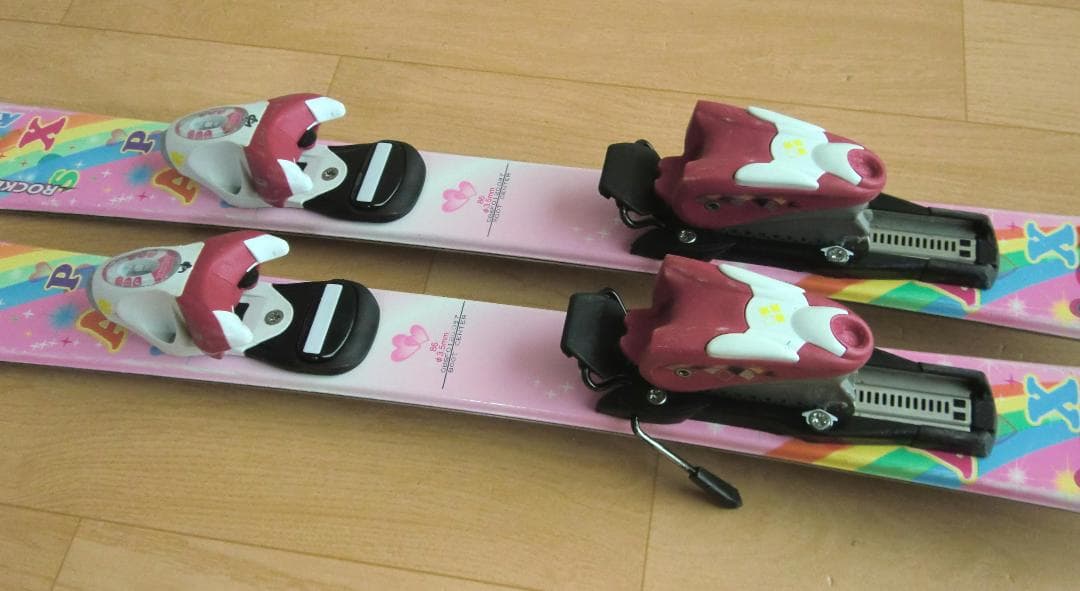 ■■送料無料■KAZAMA■子供用スキーセット■86/18■WAX済■女の子■■