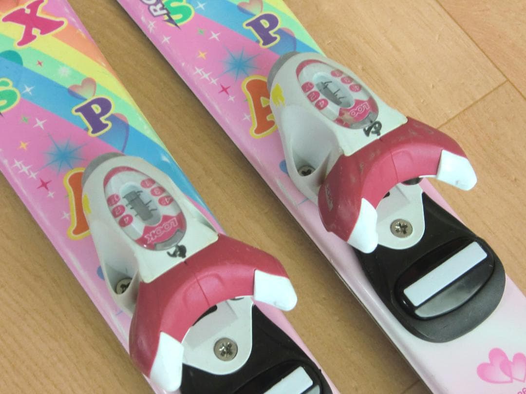 ■■送料無料■KAZAMA■子供用スキーセット■86/18■WAX済■女の子■■