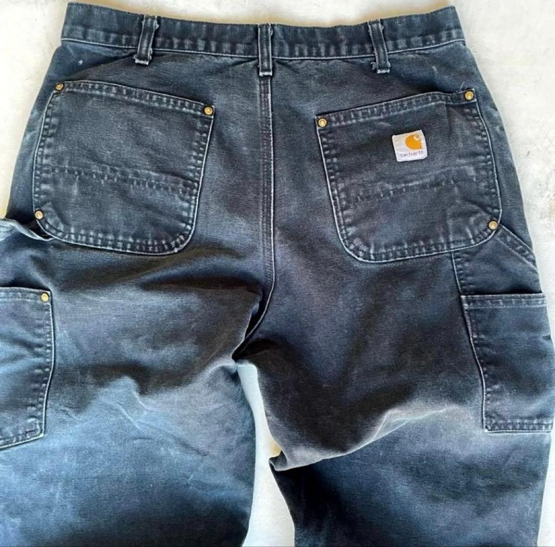 ヤ*タ様 carhartt ダブルニー　極上フェード ペインター パンツ　B01