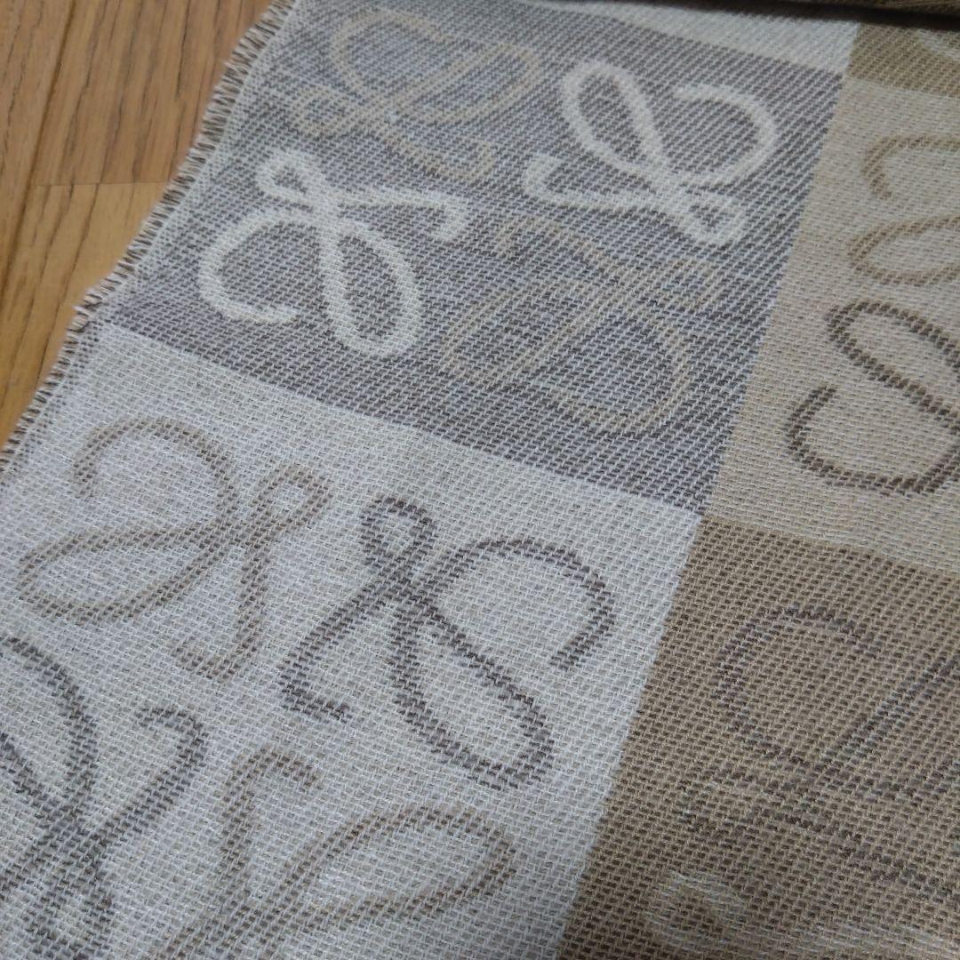 LOEWE マフラー　ロエベ　チェッカーボード