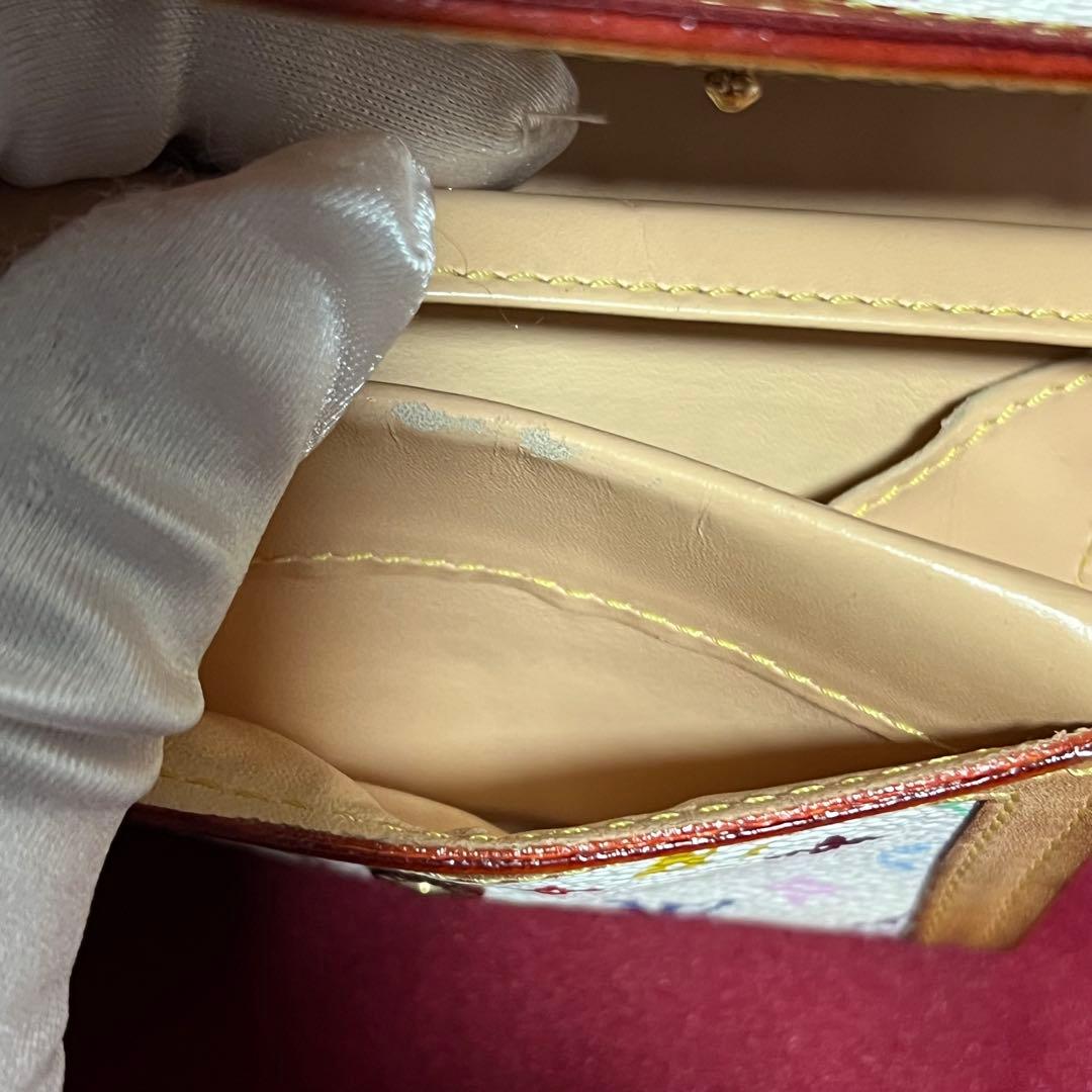 LOUIS VUITTON ポルトモネ　プラ　ケース　マルチカラー　白