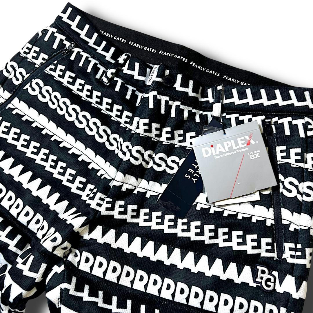 パーリーゲイツ 定価3.6万 裏起毛ミドルゲージ天竺 DiAPLEX中綿パンツ