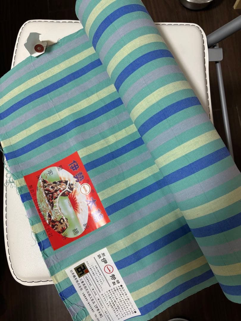 着物反物　伊勢木綿
