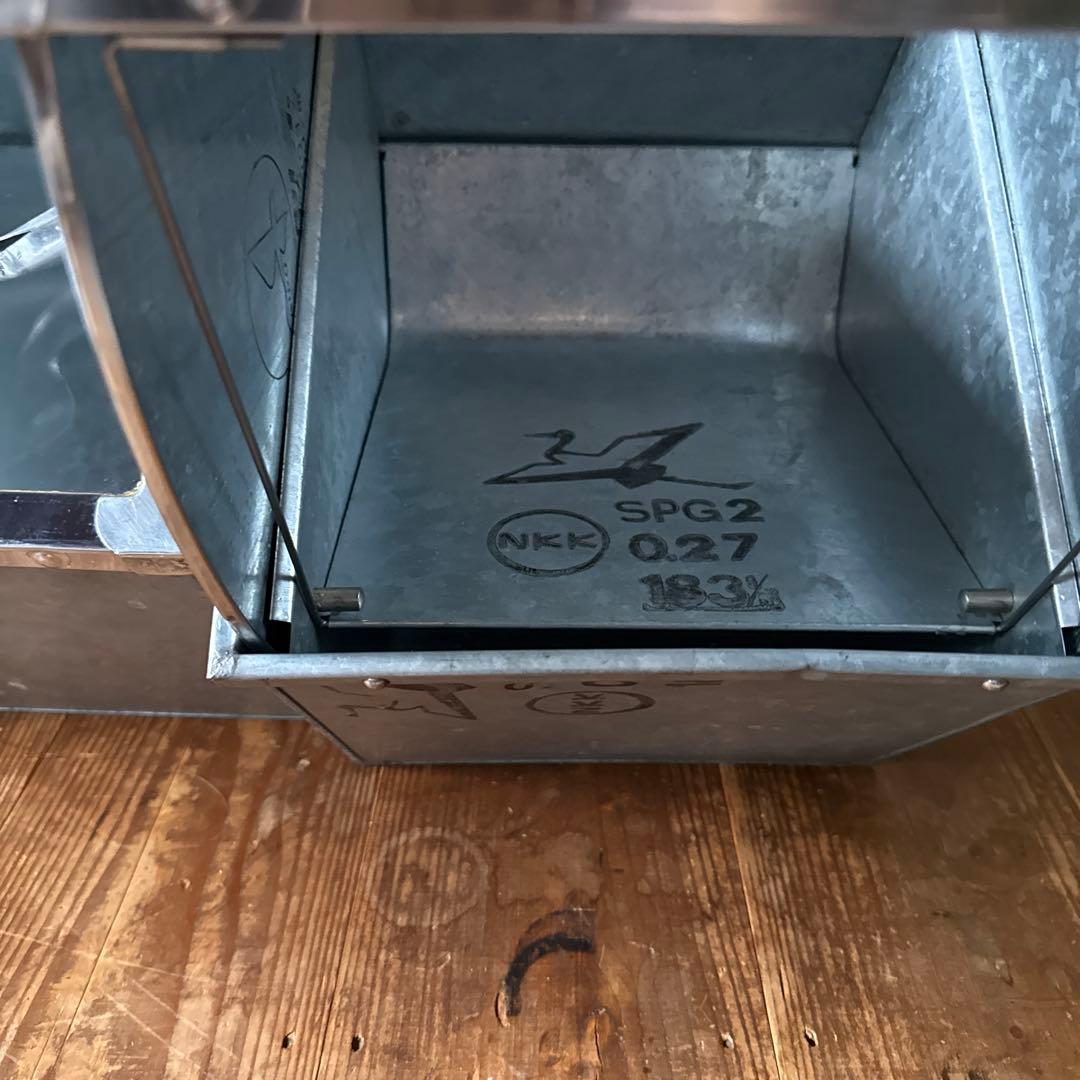 昭和レトロ　駄菓子屋　お菓子屋　スマートケース　2個　ブリキケース　スコップ付き