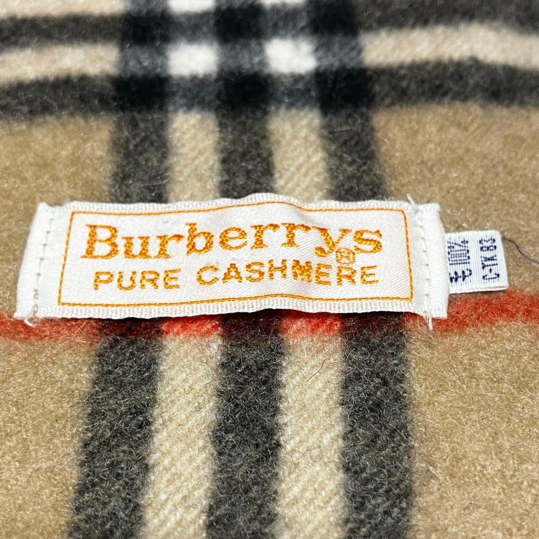 レア✨美品✨バーバリー カシミヤ マフラー ノバチェック 80’s ヴィンテージ