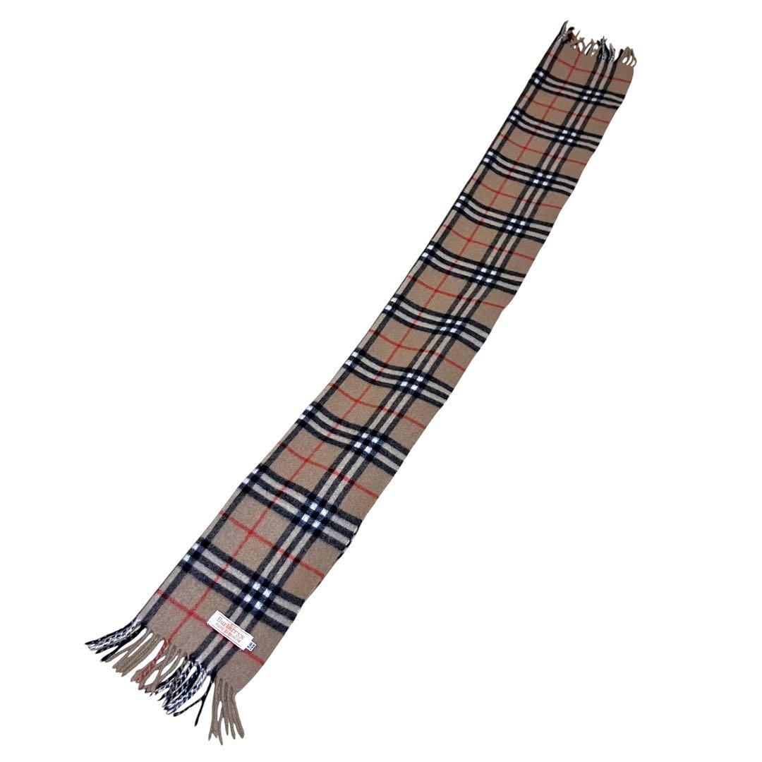 レア✨美品✨バーバリー カシミヤ マフラー ノバチェック 80’s ヴィンテージ