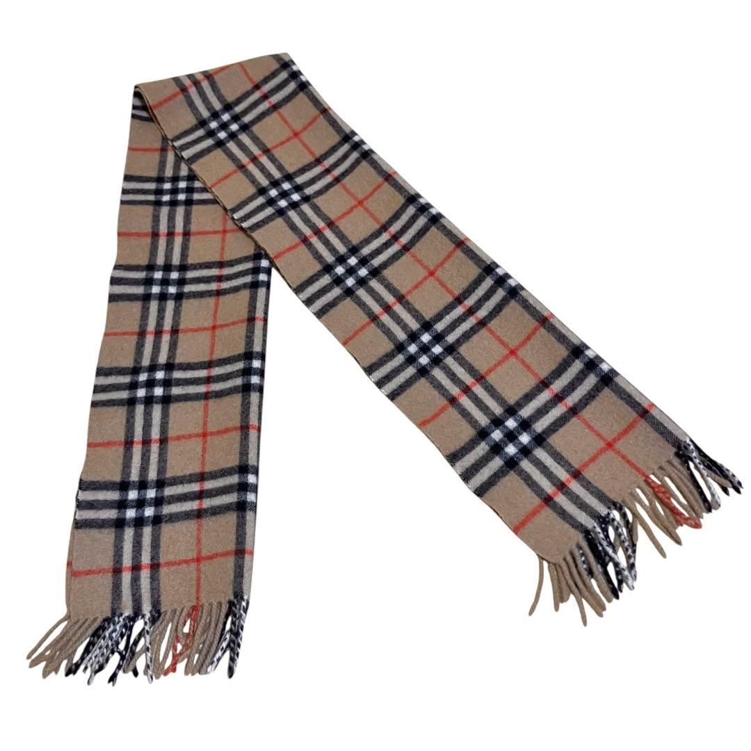 レア✨美品✨バーバリー カシミヤ マフラー ノバチェック 80’s ヴィンテージ