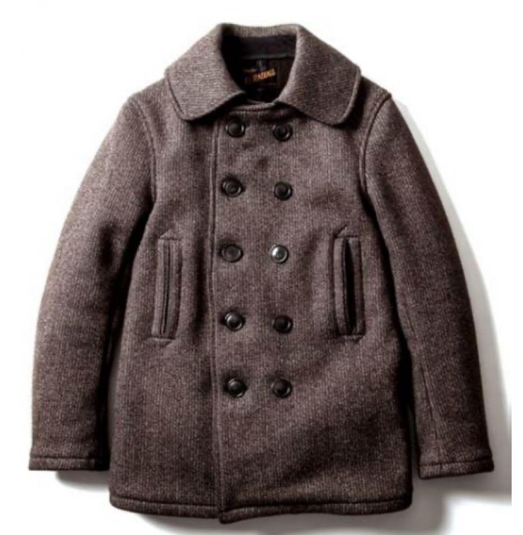 ヤ*ス様 激シブラディアル厚手ブラウンズビーチ ビーチクロス ピーコート40