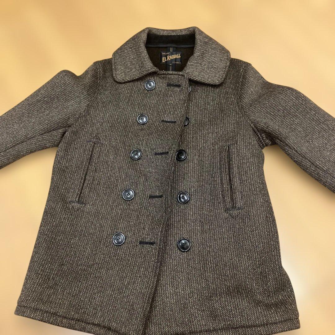 ヤ*ス様 激シブラディアル厚手ブラウンズビーチ ビーチクロス ピーコート40