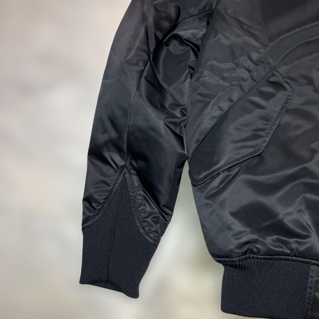 【美品】ユニクロ　UNIQLO ＋J オーバーサイズMA‐1ダウン　黒　XS