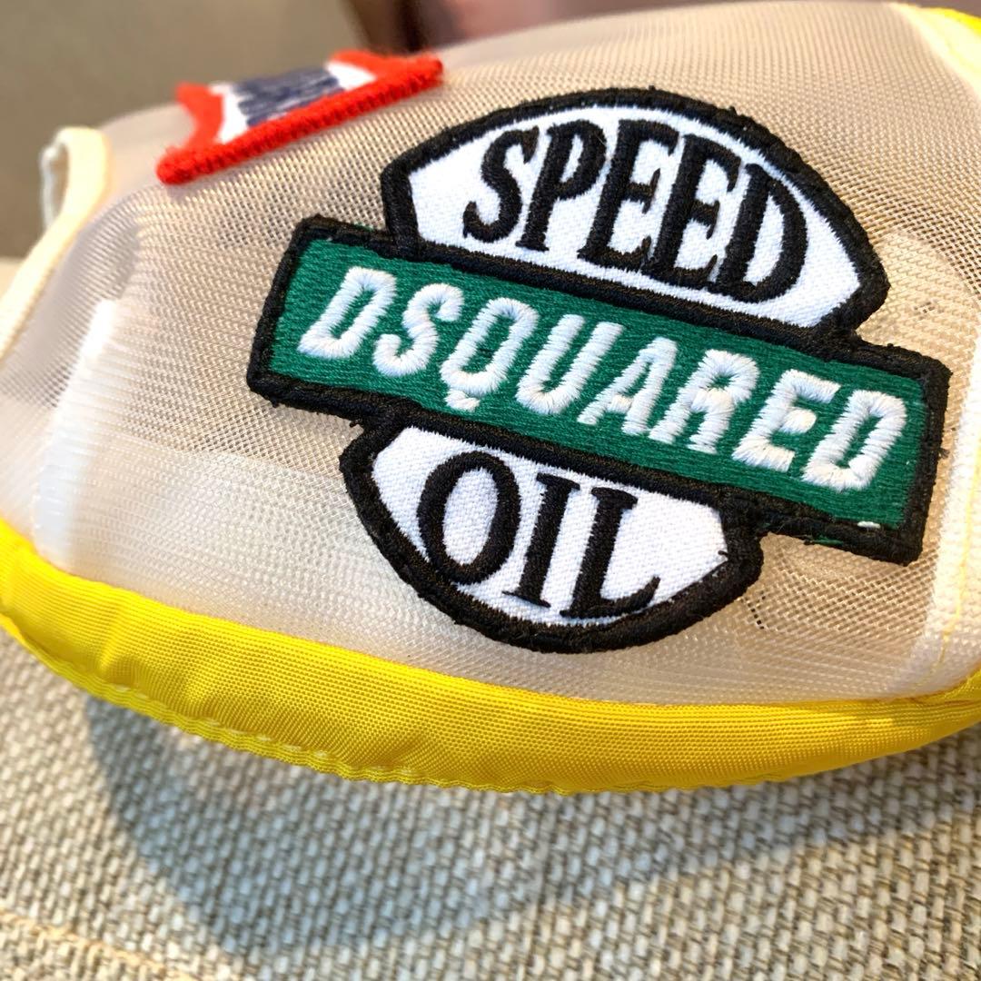 ☆激レア品！！DSQUARED2イエロー レーシングキャップ