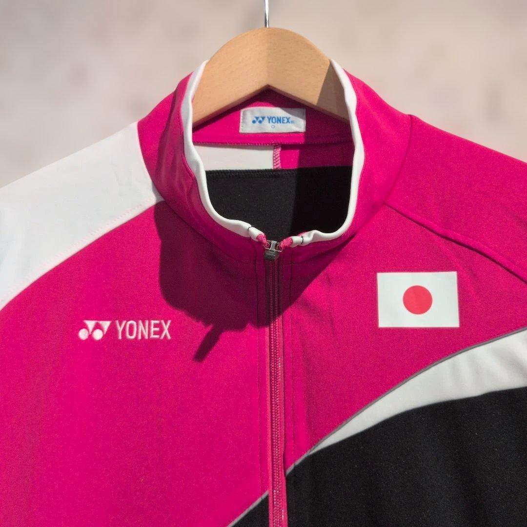 YONEX バトミントン日本代表　ウォームアップウェア　ピンク　ブラック