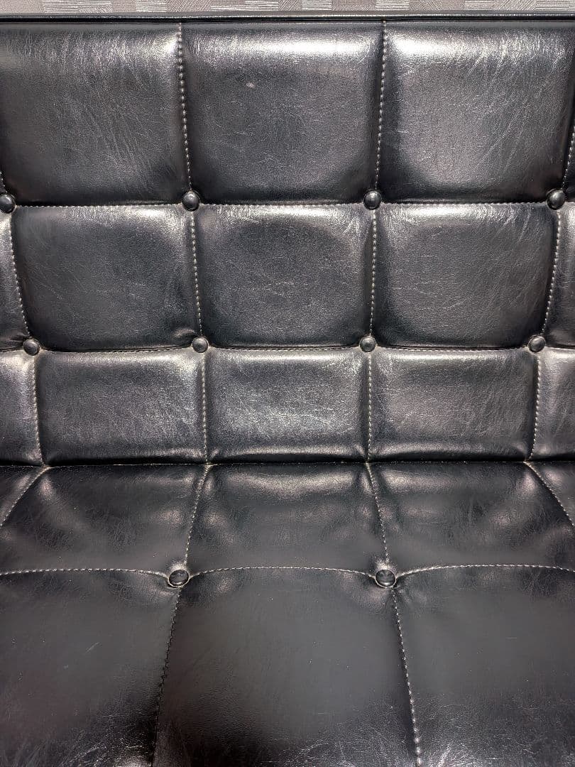 カリモク60 Kチェア 2シーター 2人用 黒 モダン