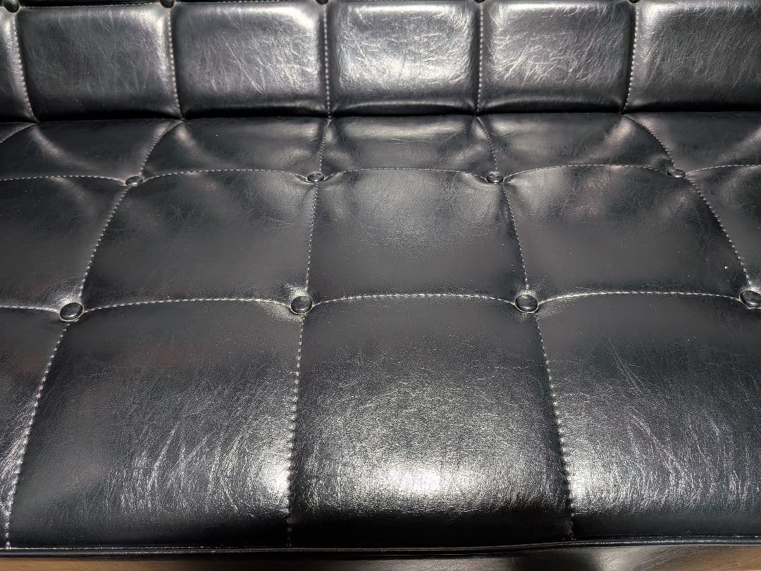 カリモク60 Kチェア 2シーター 2人用 黒 モダン