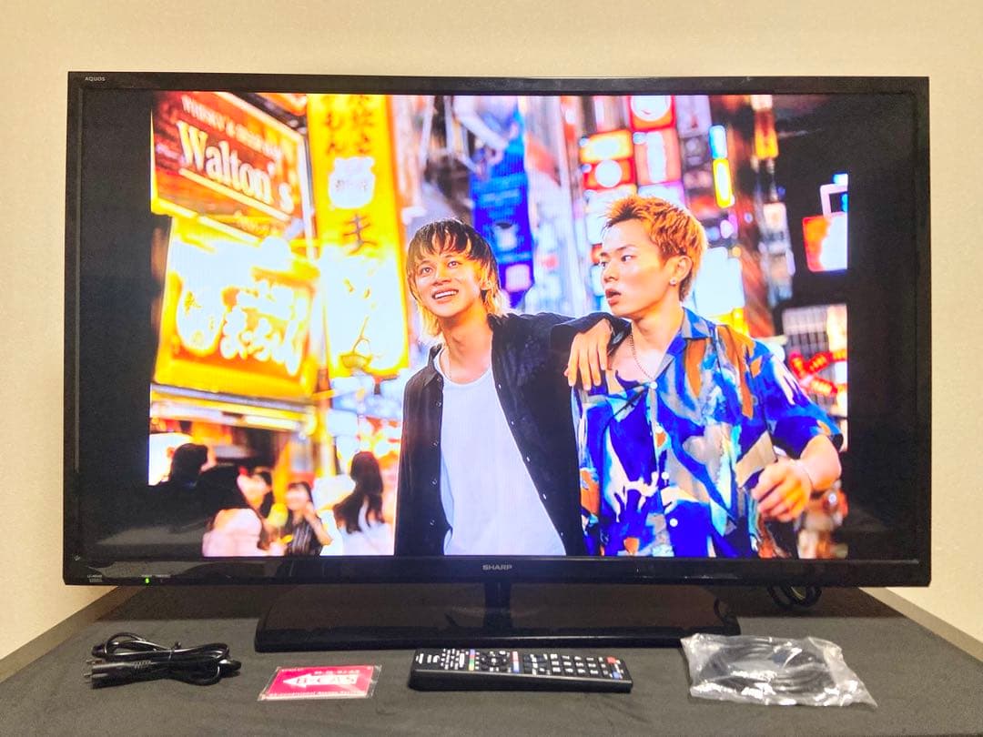 シャープ 40型液晶テレビ 40H40（2017年製）◆互換リモコン・B-CAS