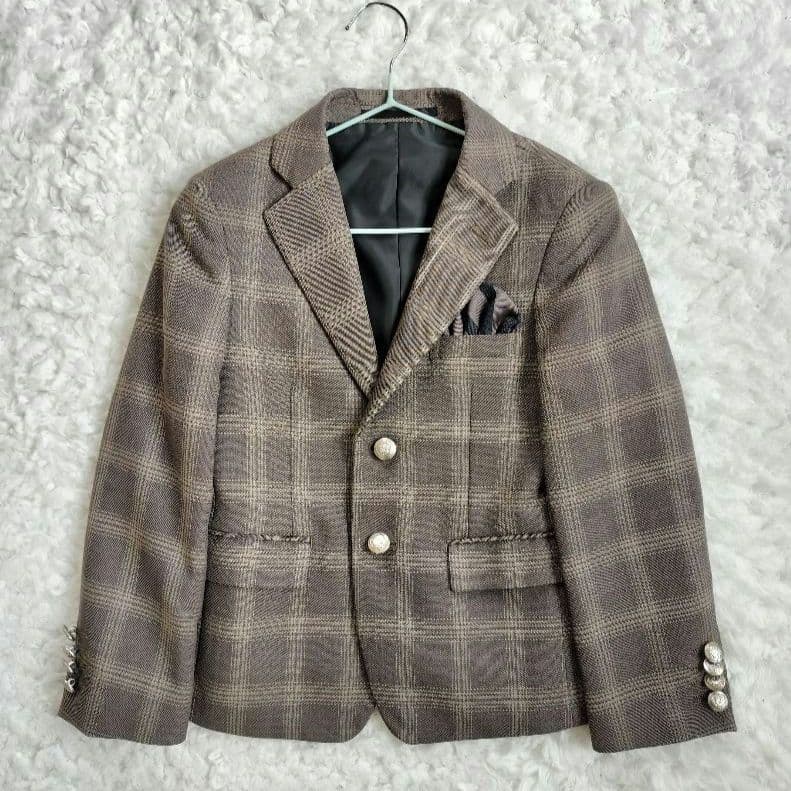 ダブルエフバイワンダーファクトリー 男の子 120 フォーマルスーツセットアップ