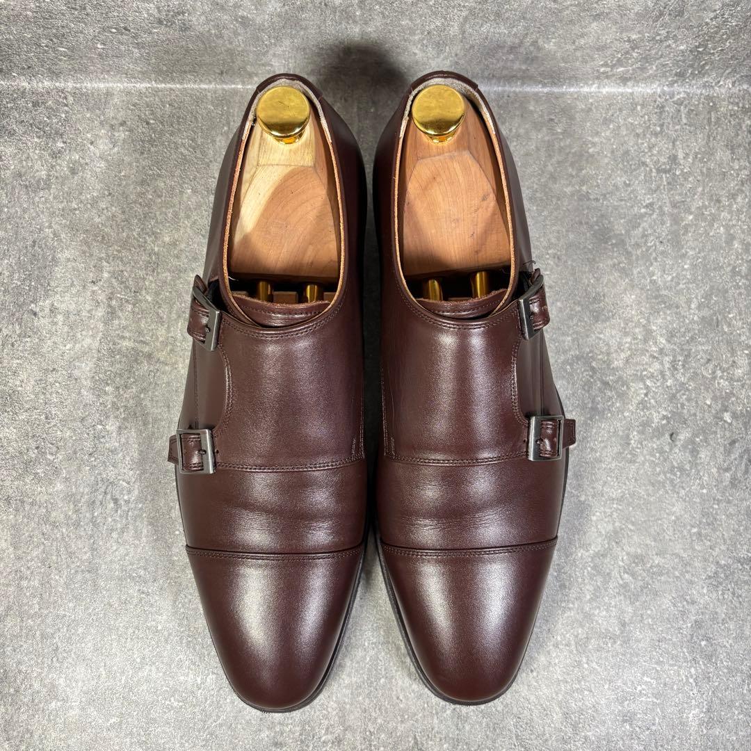 【極美品】スコッチグレイン ダブルモンク 1812 レザー 24.5cm