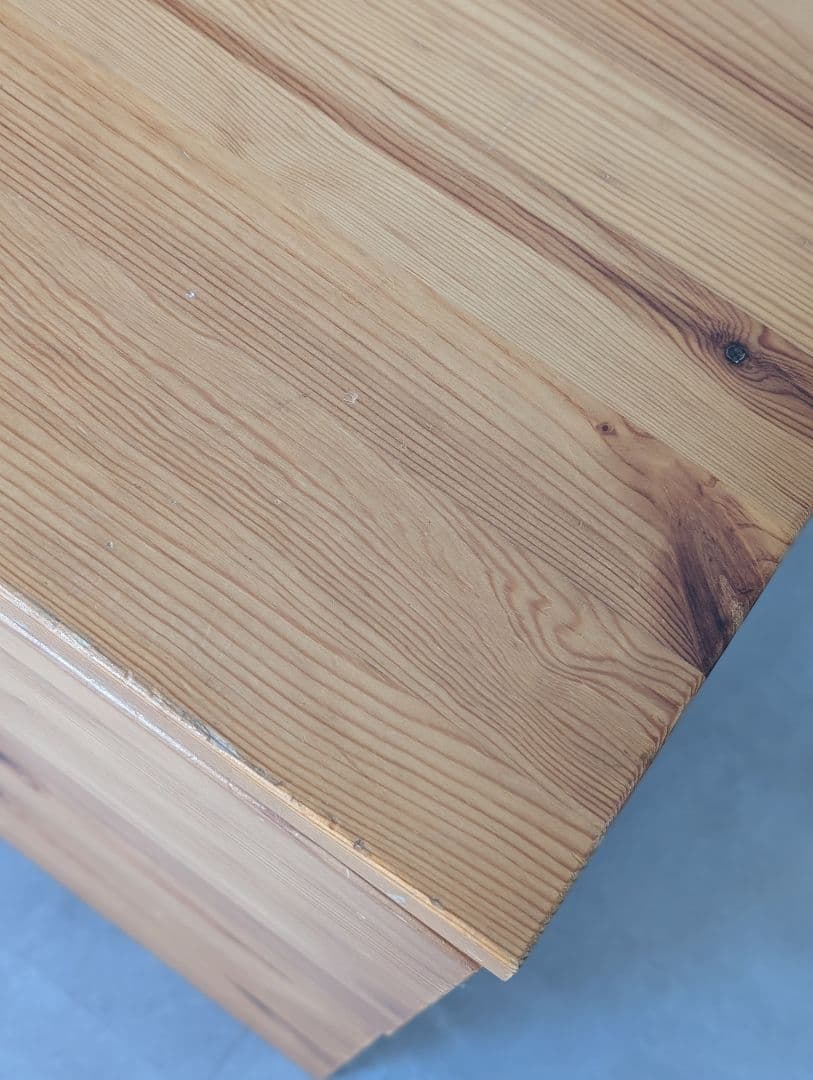 USED/無印良品 廃盤 パイン材 2段チェスト MUJI 北欧 デンマーク製