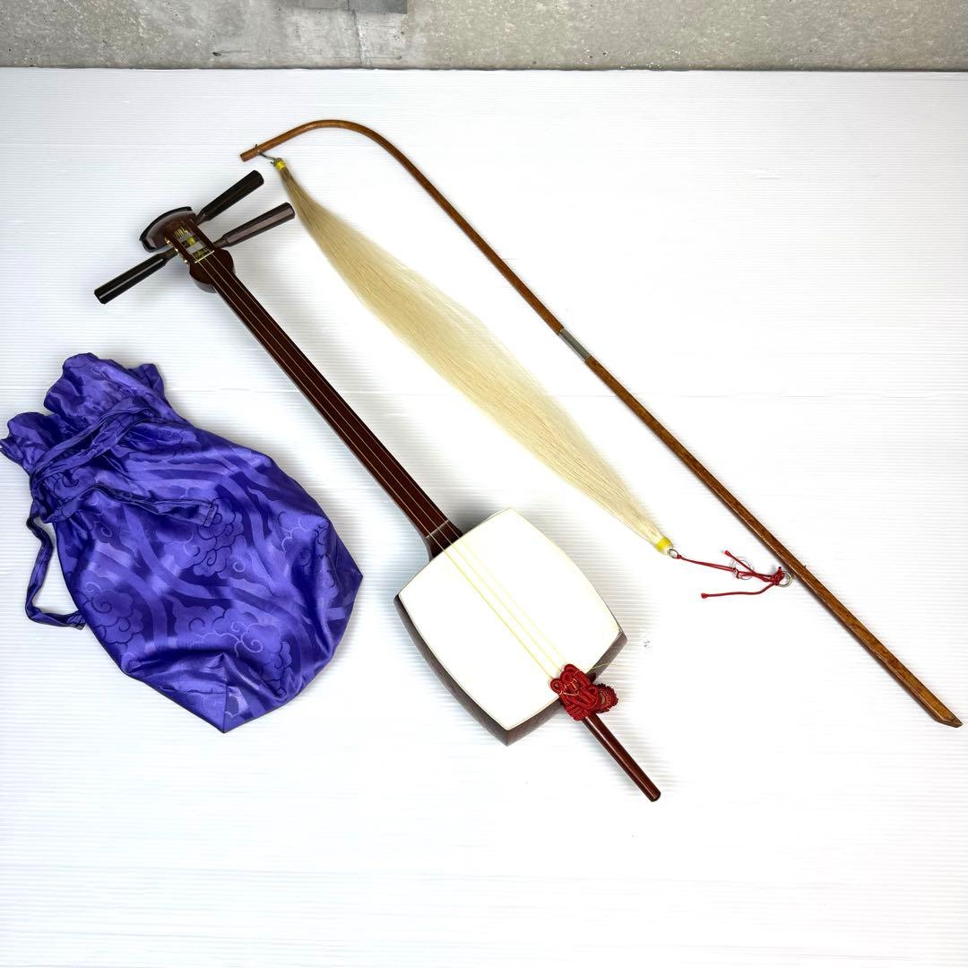 胡弓 本体 駒付き 和楽器 日本伝統楽器 木製弦楽器 弓奏三味線