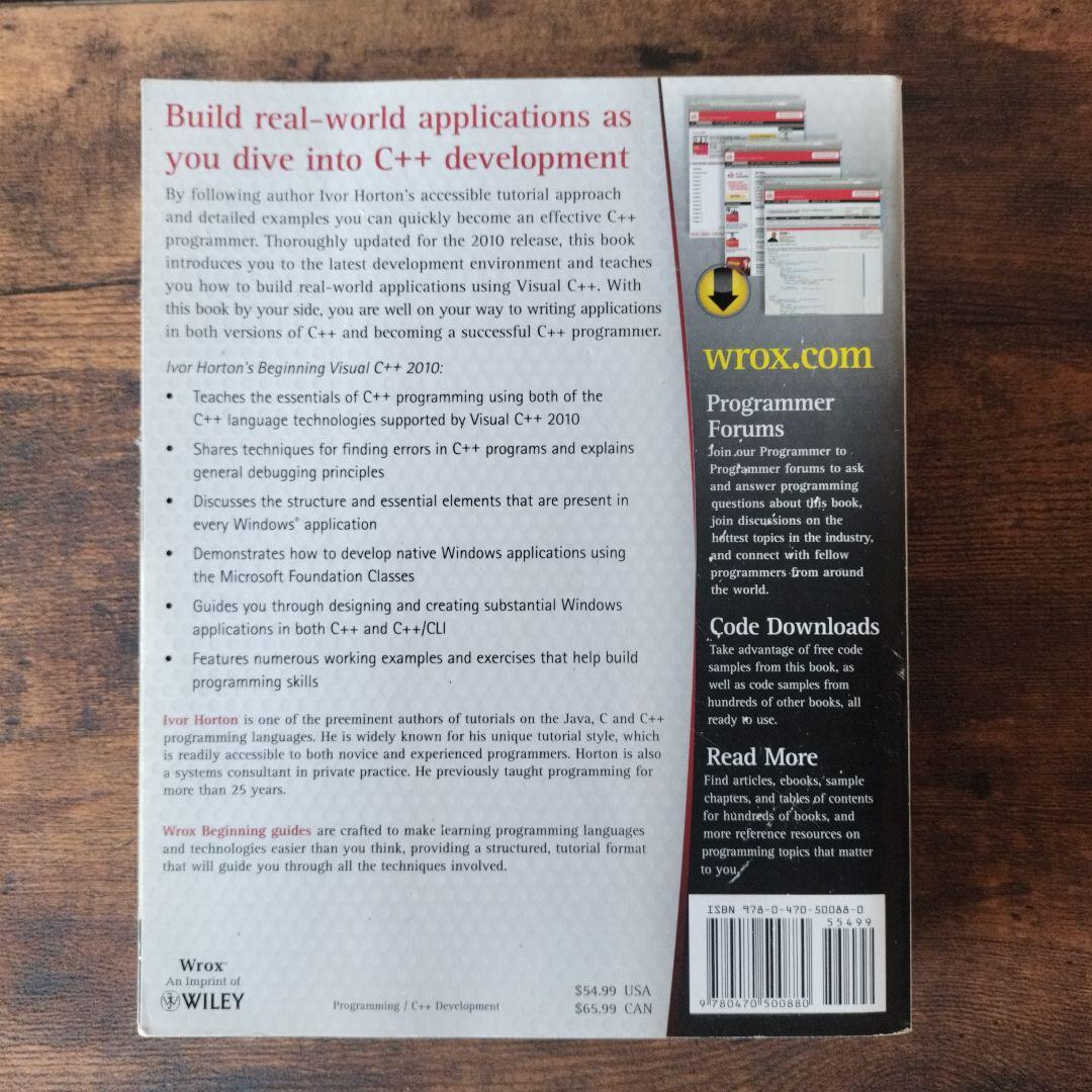 コンピュータ・IT Ivor Horton's Beginning Visual C++ 2010