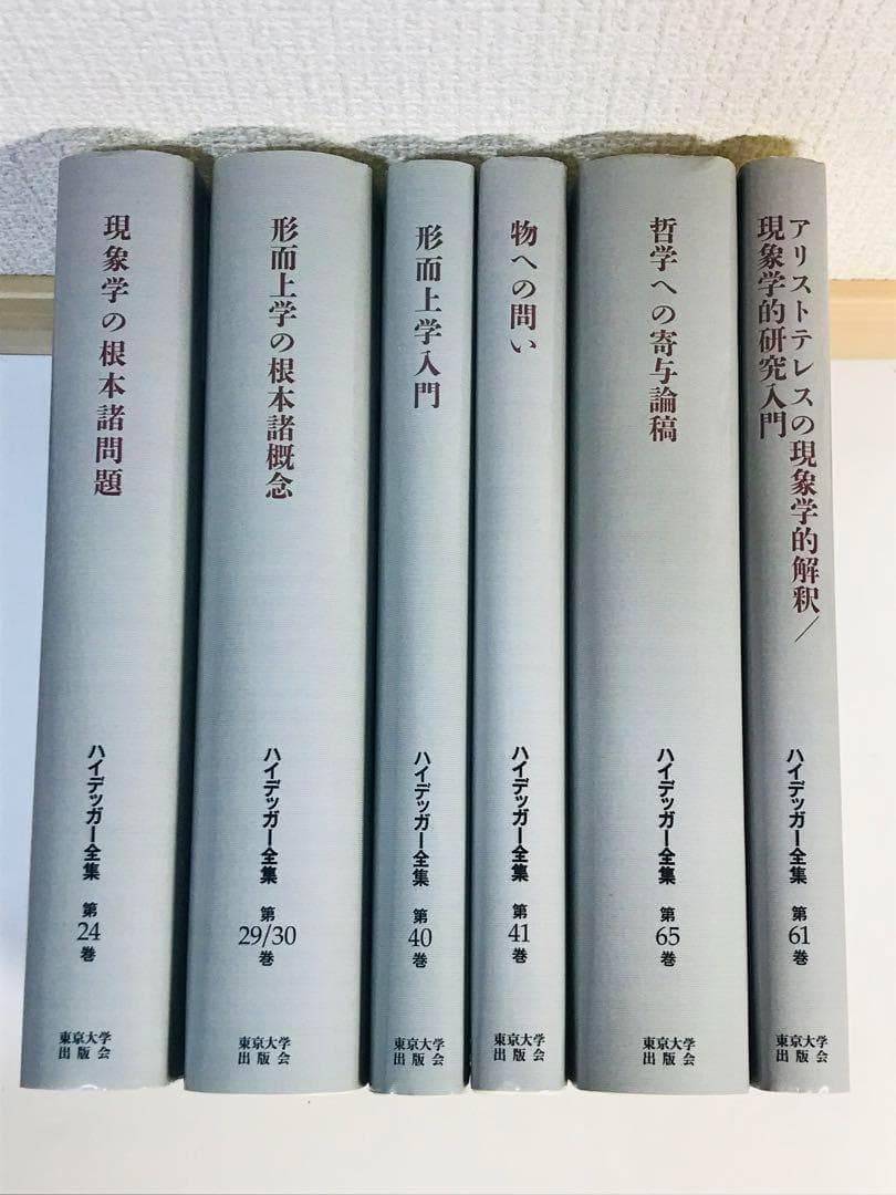 ハイデッガー全集　6冊セット