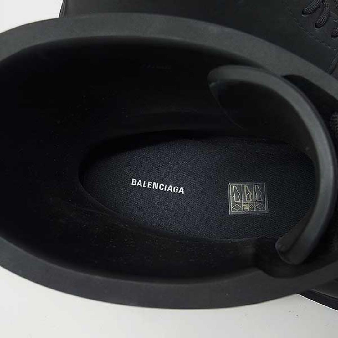 【BALENCIAGA】ステロイドブーツ レースアップ ラバー 43
