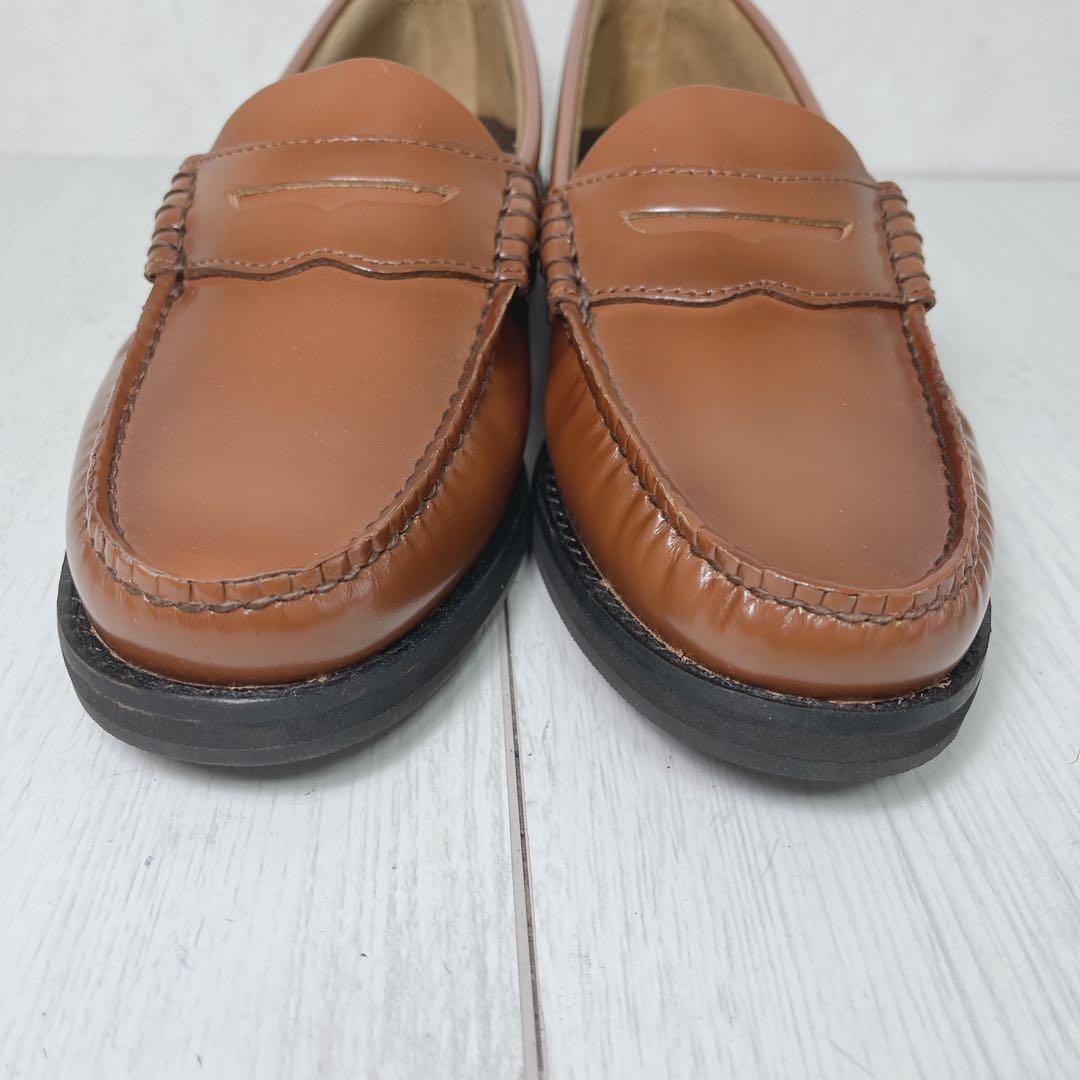 【極美品】G.H.BASS 25.5㎝ ローファー　キャメル