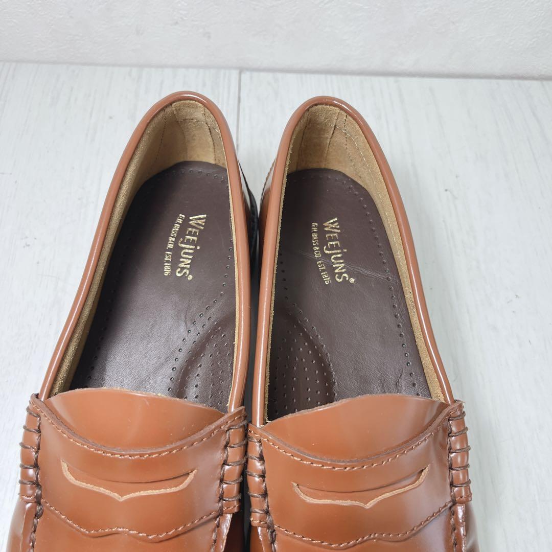 【極美品】G.H.BASS 25.5㎝ ローファー　キャメル