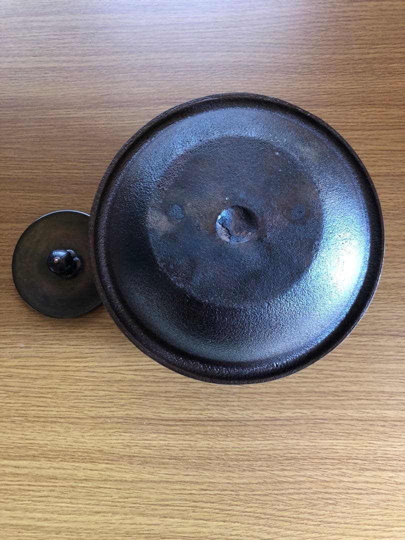 値下げ　茶道具　肩衝尻張釜　釜師　佐藤清光