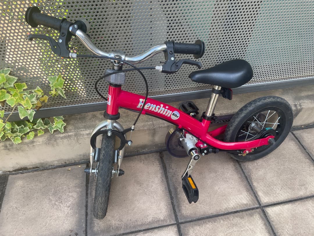 【ストライダー×自転車】へんしんバイク2　ピンク【美品】