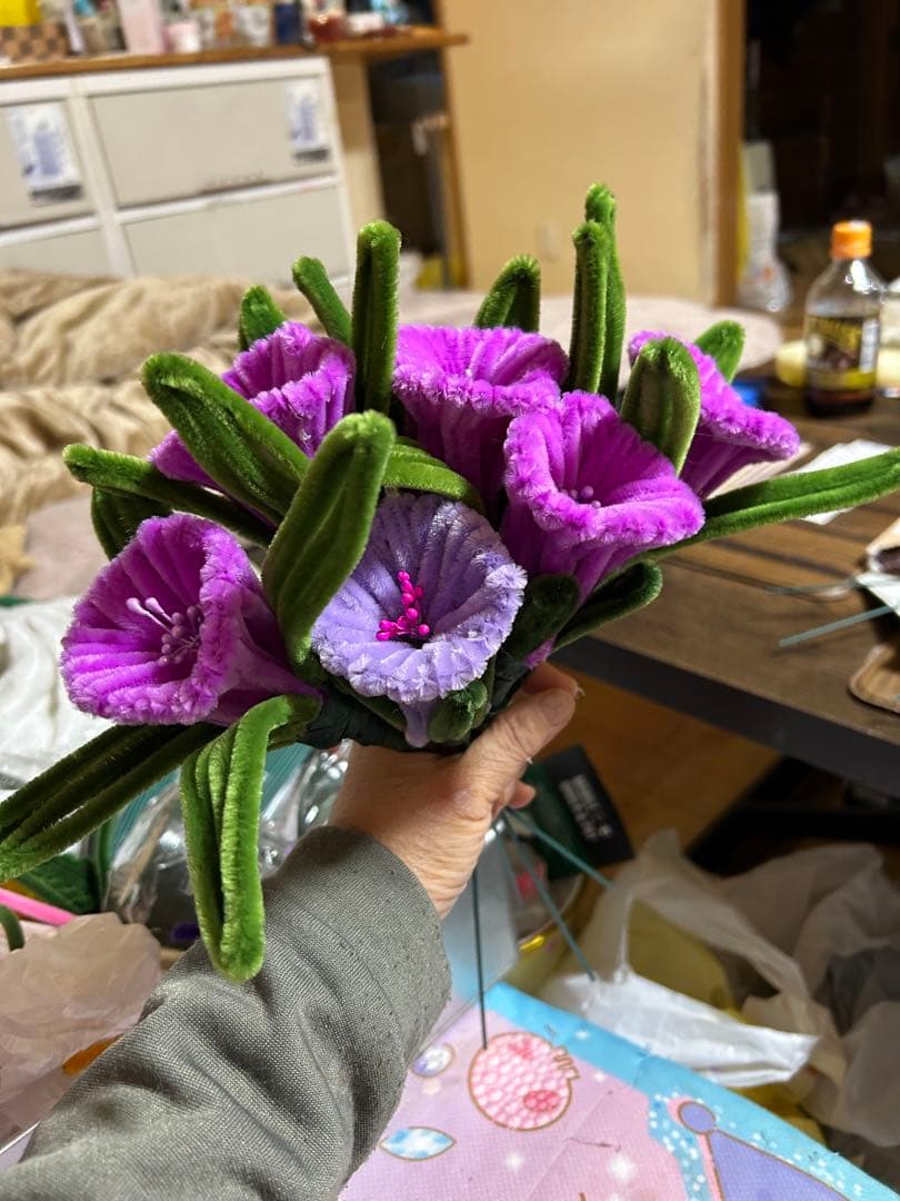 まりaカラフル造花アレンジメント