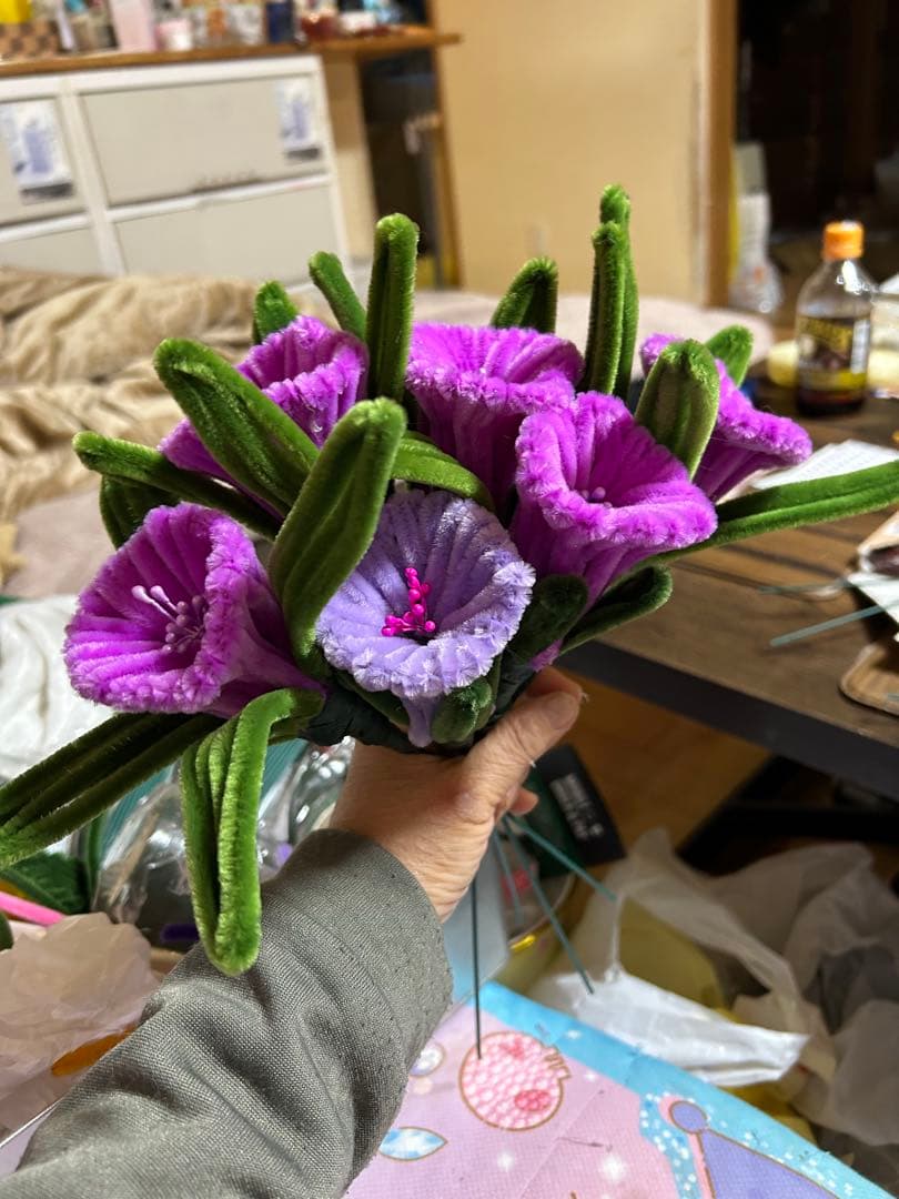 まりaカラフル造花アレンジメント