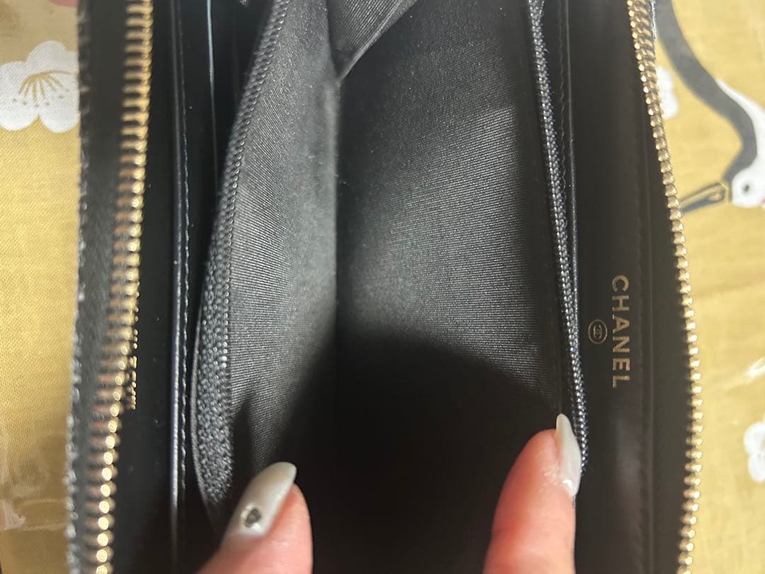 グレーマール　シャネル　ドーヴィルの長財布です^_^